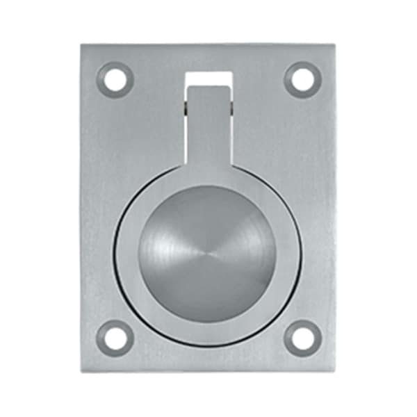 Patioplus Flush Ring Pull - Satin Chrome PA3841632 - main